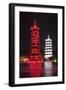 China 10MKm2 Collection - Sun & Moon Twin Pagodas-Philippe Hugonnard-Framed Photographic Print