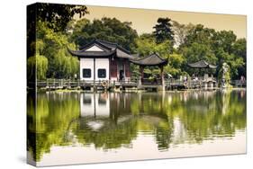 China 10MKm2 Collection - Temple Reflections-Philippe Hugonnard-Stretched Canvas