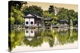 China 10MKm2 Collection - Temple Reflections-Philippe Hugonnard-Stretched Canvas