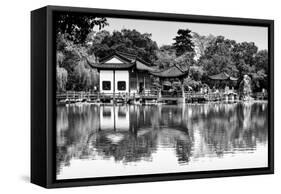 China 10MKm2 Collection - Temple Reflections-Philippe Hugonnard-Framed Stretched Canvas