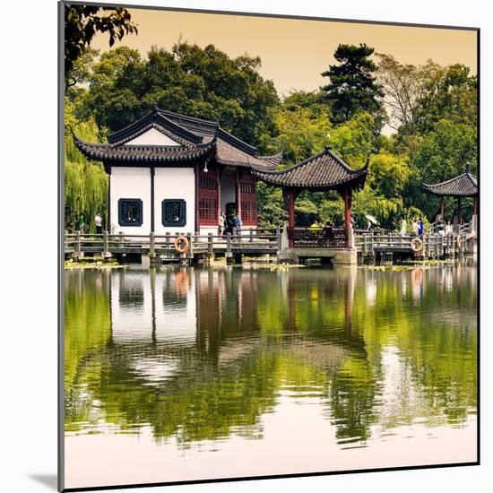 China 10MKm2 Collection - Temple Reflections-Philippe Hugonnard-Mounted Photographic Print