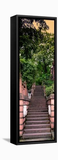 China 10MKm2 Collection - Temple Stairs-Philippe Hugonnard-Framed Stretched Canvas