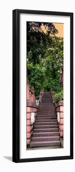 China 10MKm2 Collection - Temple Stairs-Philippe Hugonnard-Framed Photographic Print