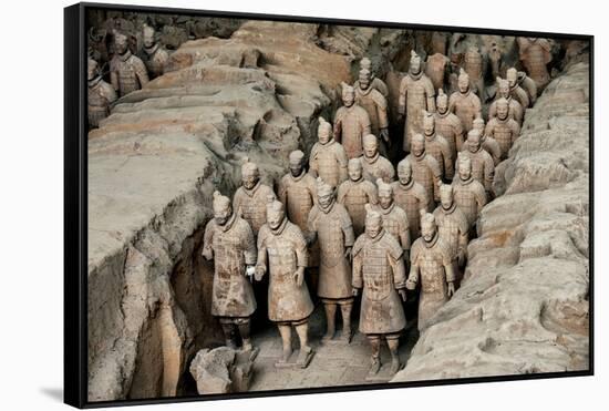 China 10MKm2 Collection - Terracotta Army-Philippe Hugonnard-Framed Stretched Canvas