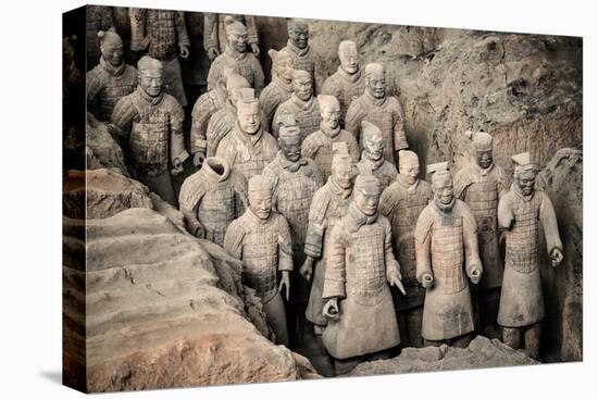 China 10MKm2 Collection - Terracotta Army-Philippe Hugonnard-Stretched Canvas