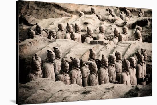 China 10MKm2 Collection - Terracotta Army-Philippe Hugonnard-Stretched Canvas