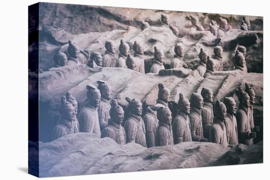 China 10MKm2 Collection - Terracotta Army-Philippe Hugonnard-Stretched Canvas