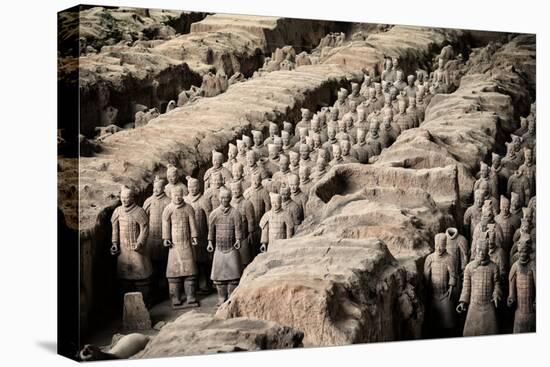 China 10MKm2 Collection - Terracotta Army-Philippe Hugonnard-Stretched Canvas