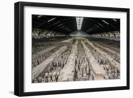 China 10MKm2 Collection - Terracotta Warriors and Horses-Philippe Hugonnard-Framed Photographic Print