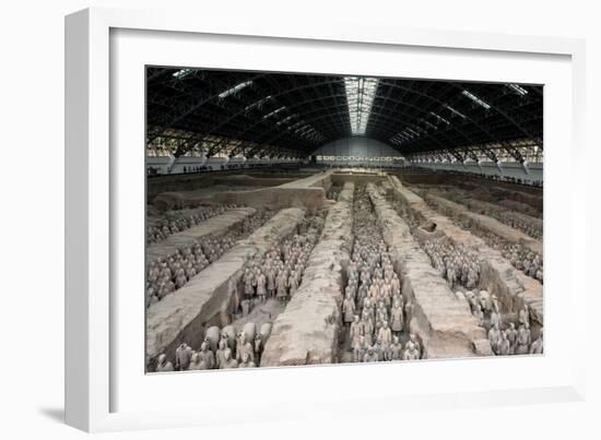 China 10MKm2 Collection - Terracotta Warriors and Horses-Philippe Hugonnard-Framed Photographic Print