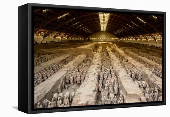 China 10MKm2 Collection - Terracotta Warriors and Horses-Philippe Hugonnard-Framed Stretched Canvas