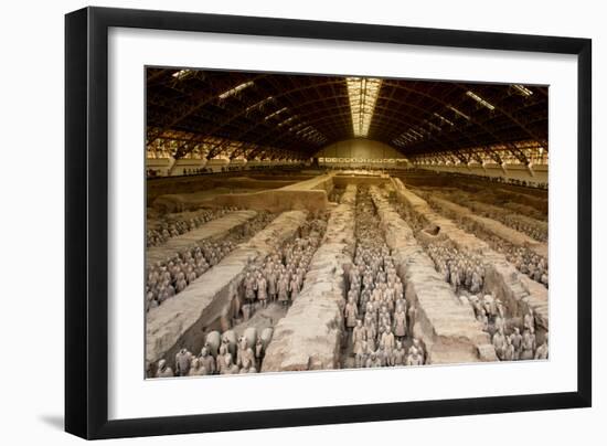 China 10MKm2 Collection - Terracotta Warriors and Horses-Philippe Hugonnard-Framed Photographic Print