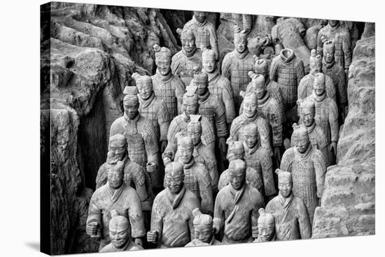 China 10MKm2 Collection - Terracotta Warriors-Philippe Hugonnard-Stretched Canvas