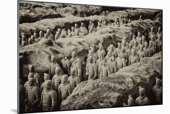 China 10MKm2 Collection - Terracotta Warriors-Philippe Hugonnard-Mounted Photographic Print