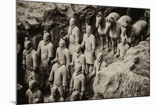 China 10MKm2 Collection - Terracotta Warriors-Philippe Hugonnard-Mounted Photographic Print