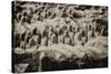 China 10MKm2 Collection - Terracotta Warriors-Philippe Hugonnard-Stretched Canvas