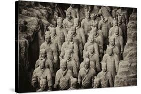 China 10MKm2 Collection - Terracotta Warriors-Philippe Hugonnard-Stretched Canvas