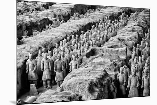 China 10MKm2 Collection - Terracotta Warriors-Philippe Hugonnard-Mounted Photographic Print