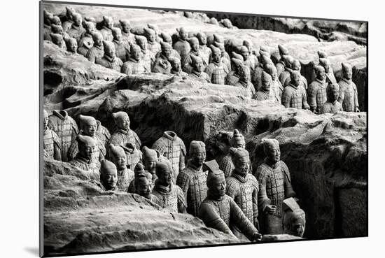 China 10MKm2 Collection - Terracotta Warriors-Philippe Hugonnard-Mounted Photographic Print