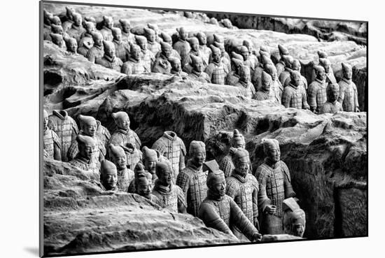 China 10MKm2 Collection - Terracotta Warriors-Philippe Hugonnard-Mounted Photographic Print