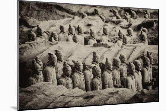 China 10MKm2 Collection - Terracotta Warriors-Philippe Hugonnard-Mounted Photographic Print