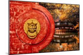 China 10MKm2 Collection - The Door God - Autumn Bridge-Philippe Hugonnard-Mounted Photographic Print
