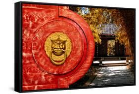 China 10MKm2 Collection - The Door God - Autumn Garden-Philippe Hugonnard-Framed Stretched Canvas