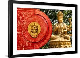 China 10MKm2 Collection - The Door God - Buddha-Philippe Hugonnard-Framed Photographic Print