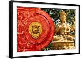 China 10MKm2 Collection - The Door God - Buddha-Philippe Hugonnard-Framed Photographic Print