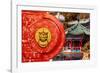 China 10MKm2 Collection - The Door God - Buddhist Temple-Philippe Hugonnard-Framed Photographic Print