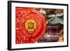 China 10MKm2 Collection - The Door God - Buddhist Temple-Philippe Hugonnard-Framed Photographic Print