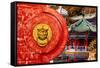 China 10MKm2 Collection - The Door God - Buddhist Temple-Philippe Hugonnard-Framed Stretched Canvas