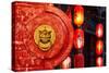 China 10MKm2 Collection - The Door God - Chinese Lanterns-Philippe Hugonnard-Stretched Canvas