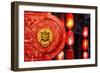 China 10MKm2 Collection - The Door God - Chinese Lanterns-Philippe Hugonnard-Framed Photographic Print