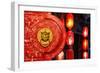 China 10MKm2 Collection - The Door God - Chinese Lanterns-Philippe Hugonnard-Framed Photographic Print