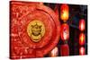 China 10MKm2 Collection - The Door God - Chinese Lanterns-Philippe Hugonnard-Stretched Canvas