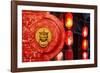 China 10MKm2 Collection - The Door God - Chinese Lanterns-Philippe Hugonnard-Framed Photographic Print