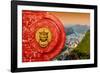 China 10MKm2 Collection - The Door God - City of Yangshuo-Philippe Hugonnard-Framed Photographic Print