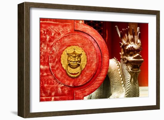 China 10MKm2 Collection - The Door God - Dragon-Philippe Hugonnard-Framed Photographic Print