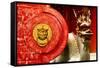 China 10MKm2 Collection - The Door God - Dragon-Philippe Hugonnard-Framed Stretched Canvas