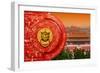 China 10MKm2 Collection - The Door God - Forbidden City Architecture-Philippe Hugonnard-Framed Photographic Print