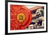 China 10MKm2 Collection - The Door God - Forbidden City-Philippe Hugonnard-Framed Photographic Print