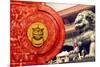 China 10MKm2 Collection - The Door God - Forbidden City-Philippe Hugonnard-Mounted Photographic Print