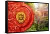 China 10MKm2 Collection - The Door God - Garden Light-Philippe Hugonnard-Framed Stretched Canvas