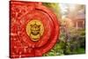 China 10MKm2 Collection - The Door God - Garden Light-Philippe Hugonnard-Stretched Canvas