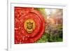 China 10MKm2 Collection - The Door God - Garden Light-Philippe Hugonnard-Framed Photographic Print