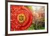 China 10MKm2 Collection - The Door God - Garden Light-Philippe Hugonnard-Framed Photographic Print