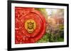 China 10MKm2 Collection - The Door God - Garden Light-Philippe Hugonnard-Framed Photographic Print