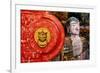 China 10MKm2 Collection - The Door God - Giant Buddha-Philippe Hugonnard-Framed Photographic Print