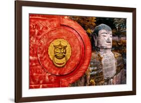 China 10MKm2 Collection - The Door God - Giant Buddha-Philippe Hugonnard-Framed Photographic Print